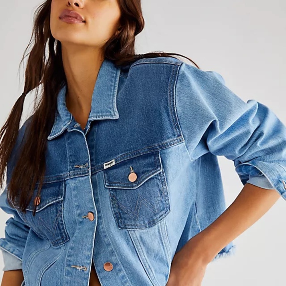 Wrangler Heritage cut off denim jacket